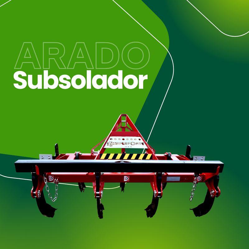 Arado subsolador (Pé de pato)